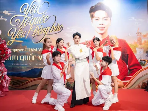 Nghệ sĩ trẻ Lưu Quốc Vượng bày tỏ tình yêu Tổ quốc qua Mv đầu tay