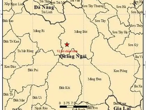 Chỉ trong 2 ngày, Quảng Ngãi hứng chịu 14 trận động đất liên tiếp