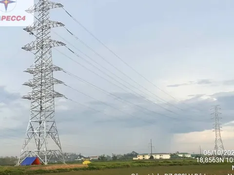 Tăng tốc thi công cụm dự án truyền tải điện phục vụ nhập khẩu điện từ Lào