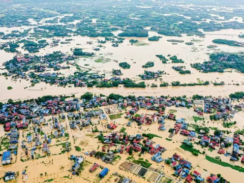 Mưa lớn tại Thái Nguyên đã gây vượt lũ lịch sử