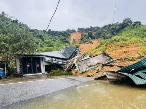 Mưa lớn gây sạt lở nhiều nơi ở Lào Cai