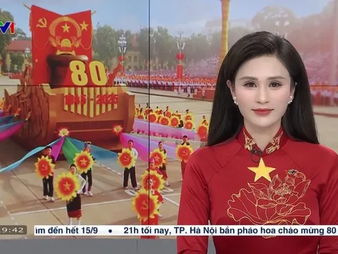 NTK Nguyễn Thơ Thơ và chuyện tà áo dài gây sốt trên sóng VTV dịp Lễ kỷ niệm 80 năm Quốc khánh