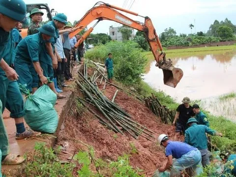 Thông tin vỡ đê ở Bắc Ninh là không chính xác; đê sông Thương vẫn an toàn