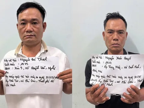 Truy bắt thành công cặp đôi cướp giật dây chuyền trị giá 100 triệu đồng