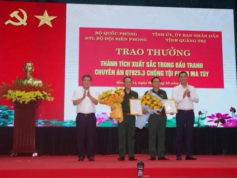 Khen thưởng ban chuyên án bắt giữ nửa tấn ma túy tại biên giới