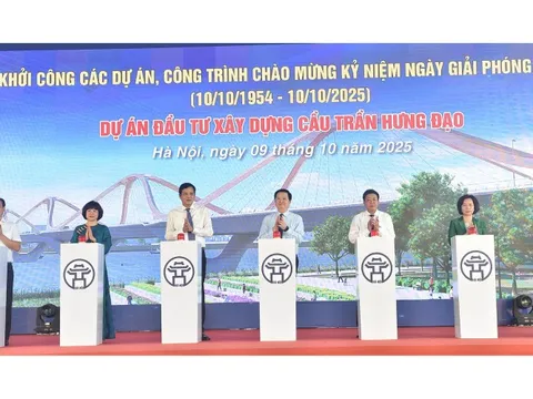 Hà Nội khởi công Dự án đầu tư xây dựng cầu Trần Hưng Đạo