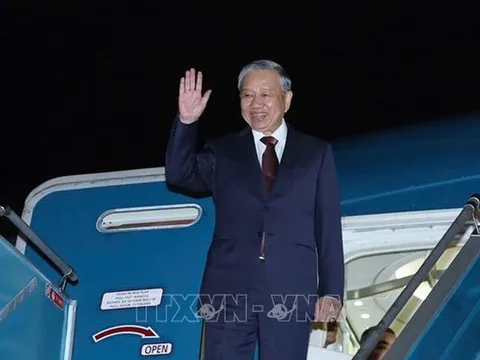 Tổng Bí thư Tô Lâm lên đường thăm cấp Nhà nước tới Triều Tiên