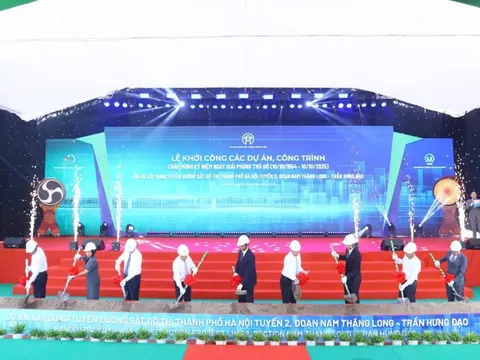 Khởi công tuyến Metro số 2 Nam Thăng Long-Trần Hưng Đạo