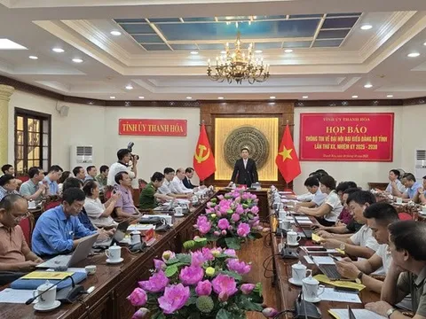 Thanh Hóa dự kiến bầu 69 người vào Ban Chấp hành Đảng bộ tỉnh