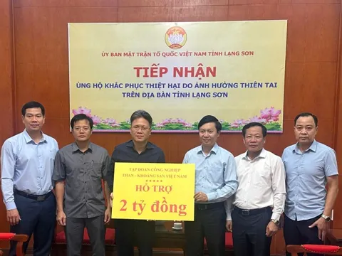 TKV ủng hộ 10 tỷ đồng hỗ trợ các tỉnh miền núi phía Bắc khắc phục hậu quả sau mưa lũ