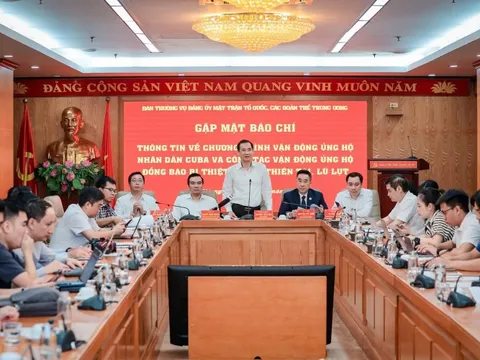 Toàn bộ số tiền ủng hộ nhân dân Cuba và đồng bào bị ảnh hưởng lũ lụt phải đến đúng địa chỉ