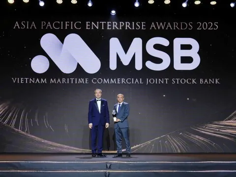 MSB giành cú đúp giải thưởng tại APEA 2025