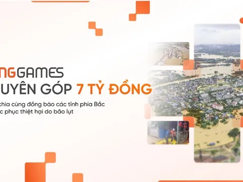 VNGGames ủng hộ 7 tỷ đồng tới người dân bị thiệt hại do bão lũ