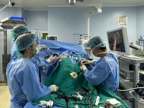 Lần đầu phẫu thuật thành công khối phình khổng lồ động mạch thận có ghép thận tự thân