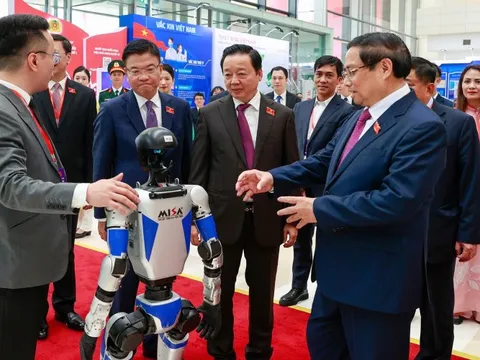 Không gian triển lãm tại Đại hội Đảng bộ Chính phủ: Dấu ấn một nhiệm kỳ hành động, đổi mới và phát triển