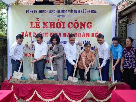 Ứng Hoà khởi công xây dựng nhà “Đại đoàn kết”