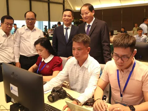 Khai trương Trung tâm báo chí phục vụ Đại hội Đảng bộ TP. Hà Nội