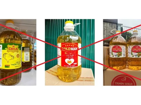 Phát hiện loạt sản phẩm dầu ăn giả