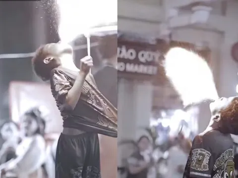 Triệt phá đường dây hoạt động “chăn dắt” trẻ em bằng hình thức ngậm dầu phun lửa