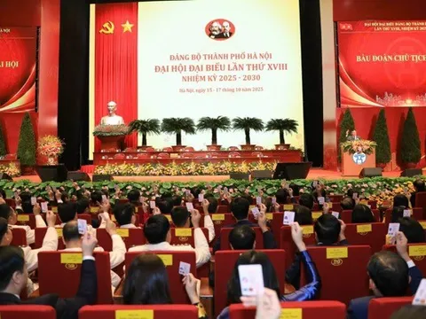 Thông tin kết quả phiên trù bị Đại hội lần thứ XVIII Đảng bộ Thành phố Hà Nội
