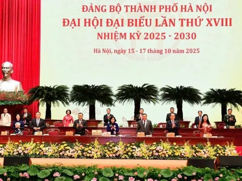 Đại hội đại biểu Đảng bộ thành phố Hà Nội lần thứ XVIII: Danh sách Đoàn Chủ tịch, Đoàn Thư ký và Ban Thẩm tra tư cách đại biểu