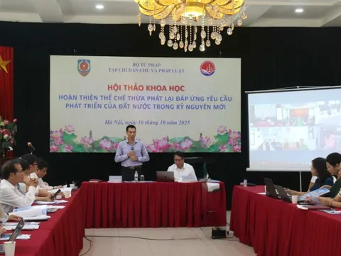 Hoàn thiện thể chế về Thừa phát lại đáp ứng yêu cầu phát triển đất nước