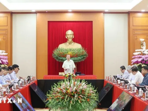 Thông báo Kết luận của Tổng Bí thư tại Hội nghị sơ kết thực hiện Nghị quyết 57