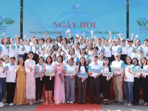 Phụ nữ Việt Nam nói không với thực phẩm không an toàn, tiên phong lan tỏa lối sống xanh