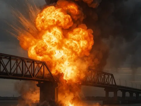 Đòn đánh chí mạng: Nga dùng bom lượn UMPK phá huỷ cầu chiến lược của Kiev