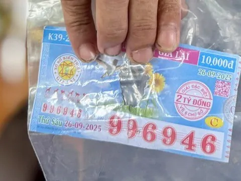 Vụ vé số trúng 2 tỷ đồng bị rách ở Quảng Ngãi: Công ty xổ số đã trả thưởng