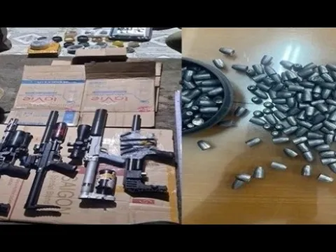 Bắt giữ nhóm đối tượng tàng trữ súng đạn quân dụng cùng nhiều linh kiện lắp ráp súng