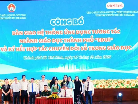 Sở Giáo dục & Đào tạo TPHCM và Viettel triển khai hệ thống EDUi để thúc đẩy chuyển đổi số toàn diện ngành giáo dục