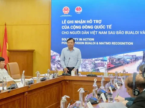 Gần 10 triệu USD hỗ trợ người dân Việt Nam sau bão Bualoi và Matmo
