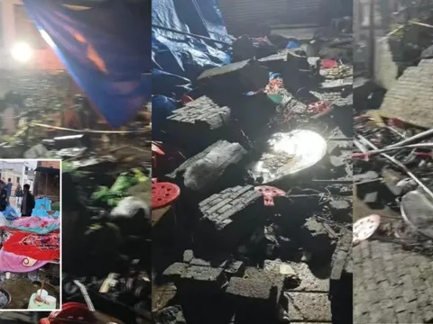 Bức tường bất ngờ đổ sập giữa đám tang, 6 người tử vong