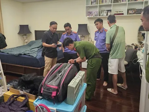 Công an khám xét căn Villa của Trương Ngọc Ánh, thu thập nhiều tài liệu, vật chứng quan trọng