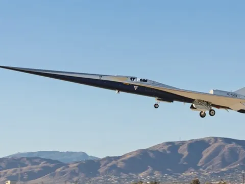 Bay vượt tốc độ âm thanh nhưng chỉ nghe “cú gõ nhẹ”: Mỹ thử nghiệm máy bay X-59 kỳ diệu