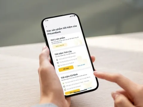 Đa dạng tiện ích cho khách hàng gửi tiết kiệm online trên PVConnect