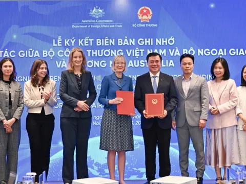 Việt Nam, Australia ký bản ghi nhớ hợp tác khai thác tối đa tiềm năng các FTA