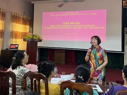 Phường Hà Đông tập huấn kiến thức chăm sóc sức khỏe sinh sản vị thành niên, thanh niên