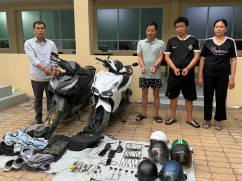 TP.HCM: Triệt phá đường dây trộm cắp và tiêu thụ xe máy chuyên nghiệp