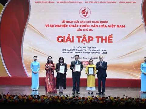 Tôn vinh những tác phẩm báo chí vì sự phát triển văn hóa Việt Nam