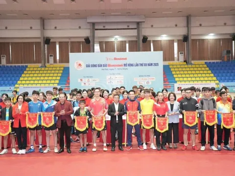 Báo Hànộimới khai mạc Giải bóng bàn các câu lạc bộ Hà Nội mở rộng