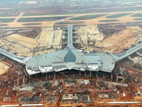 Diện mạo sân bay Long Thành sau những ngày “vượt nắng, thắng mưa", tăng tốc thi công
