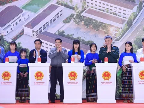 TỔNG THUẬT: Khởi công xây dựng các trường phổ thông nội trú tại các xã biên giới đất liền