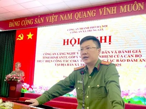 Công an xã Trung Giã: Gần dân, sát dân, lắng nghe ý kiến của nhân dân