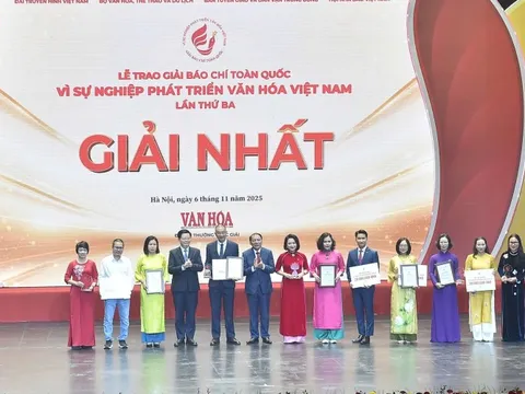 Giải Báo chí toàn quốc ‘Vì sự nghiệp phát triển Văn hóa Việt Nam’: Lan tỏa các giá trị tốt đẹp đến cộng đồng