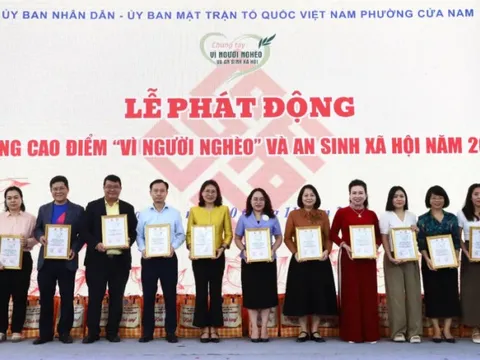Phường Cửa Nam: Phát động Tháng cao điểm “Vì người nghèo” và an sinh xã hội năm 2025
