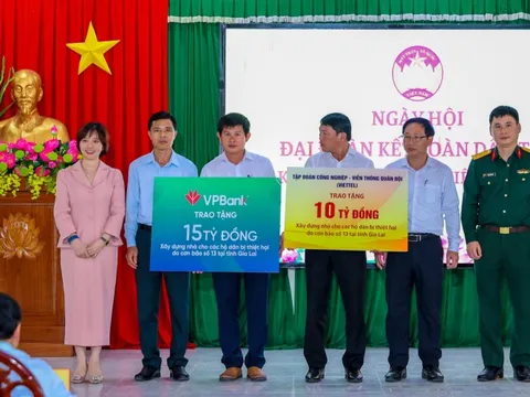 VPBank ủng hộ tỉnh Gia Lai 15 tỷ đồng khắc phục thiệt hại sau cơn bão số 13