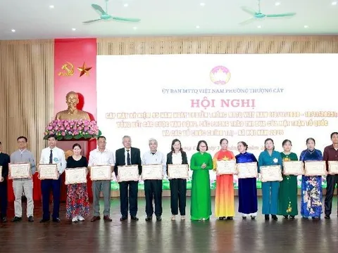 Sôi nổi Ngày hội Đại đoàn kết toàn dân tộc phường Thượng Cát