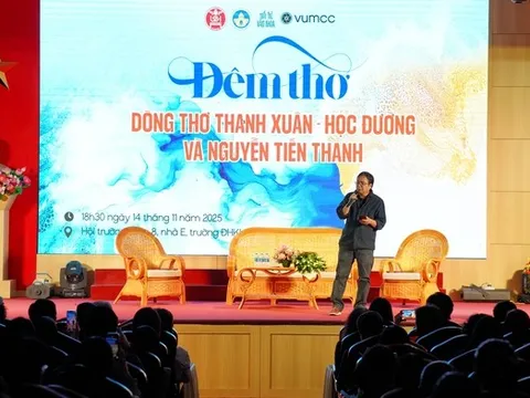 Đêm thơ Thanh xuân - Học đường và Nguyễn Tiến Thanh